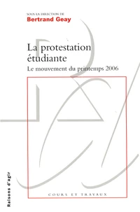 La protestation étudiante