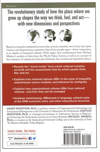 Cultures and Organizations: Software of the Mind. Intercultural Cooperation and Its Importance for Survival 3rd edition