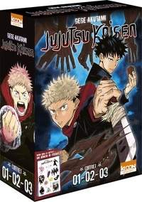 Gege Akutami - Jujutsu Kaisen  : Coffret en 3 volumes - Tome 1, Ryomen Sukuna ; Tome 2, Naissance de la matrice ; Tome 3, Retour de bâton. contient une planche de stickers.