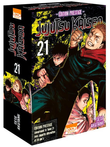 Jujutsu Kaisen Tome 21 Tokyo 2 : grande chance. Coffret avec une jaquette alternative reversible et 20 pin's -  -  Edition de luxe