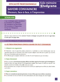Savoir convaincre
