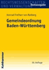 Gemeindeordnung Baden-Württtemberg.