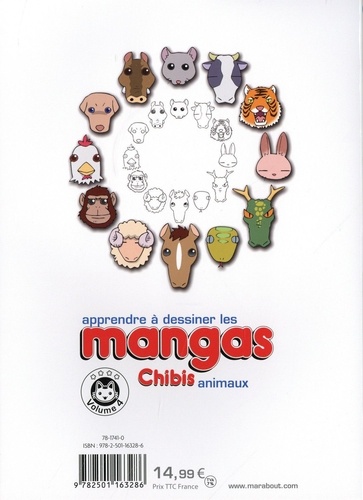 Apprendre à dessiner les mangas. Volume 4, Chibis animaux