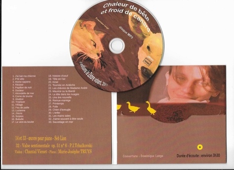 Chaleur de bête et froid de canard  avec 1 CD audio MP3