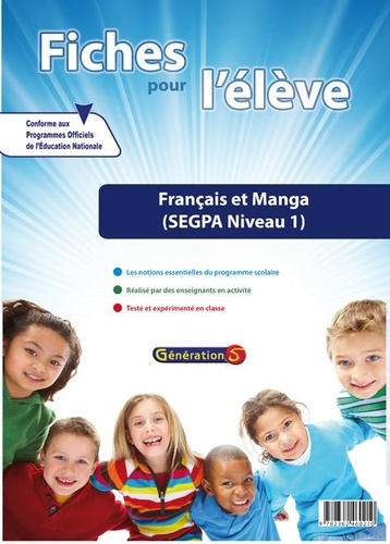  Génération 5 - Français et manga SEGPA niveau 1 - Fiches pour l'élève.