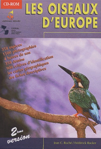 Jean-C Roché et Frédérick Rocker - Les oiseaux d'Europe. - CD-ROM, 2ème version.