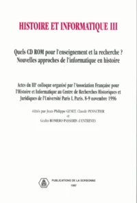 Histoire et informatique III