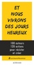 Geneviève Azam et Marie-Odile Bertella-Geffroy - Et nous vivrons des jours heureux - 100 auteurs, 120 actions immédiates pour résister et créer.