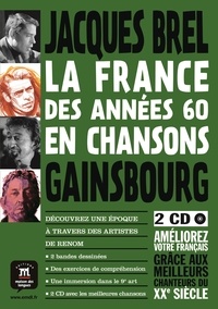 Geneviève Briet - La France des années 60 en chanson - Jacques Brel, Gainsbourg. 2 CD audio MP3