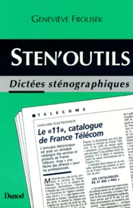 Sten'Outils. Dictees Stenographiques