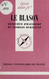 Geneviève Haucourt et Georges Durivault - Le blason.