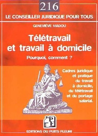 Geneviève Madou - Télétravail et travail à domicile.