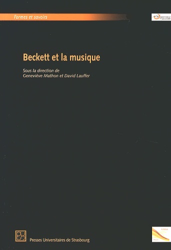 Geneviève Mathon et David Lauffer - Beckett et la musique.