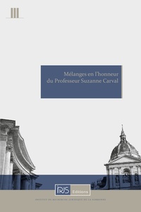 Geneviève Viney et Patrice Jourdain - Mélanges en l'honneur du professeur Suzanne Carval.