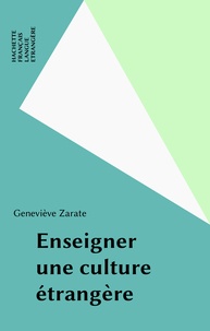 Geneviève Zarate - Enseigner une culture étrangère.