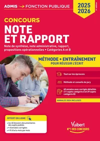 Note et rapport, note de synthèse, note administrative, rapport, propositions opérationnelles