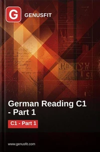 GenusFit: German Reading C1. Part 1/6