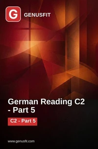 GenusFit: German Reading C2. Part 5/7