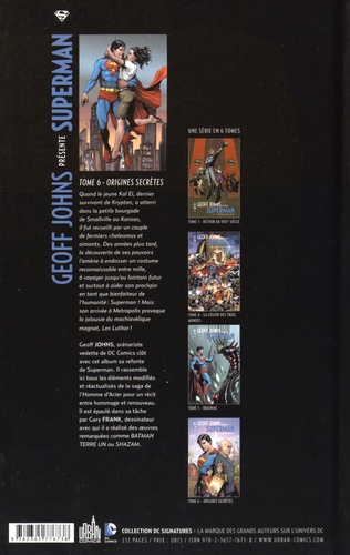 Geoff Johns présente Superman Tome 6 Origines secrètes