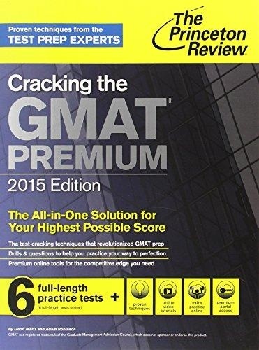 Geoff Martz et Adam Robinson - Cracking the GMAT Premium.