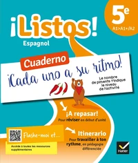 Espagnol 5e A1>A1+/A2 ¡Listos!