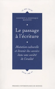 Le passage à l'écriture