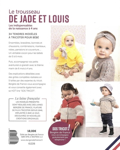 Le trousseau de Jade et Louis. Les indispensables de la naissance à 4 ans