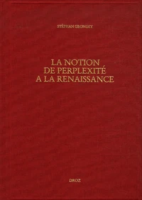 La notion de perplexité à la Renaissance