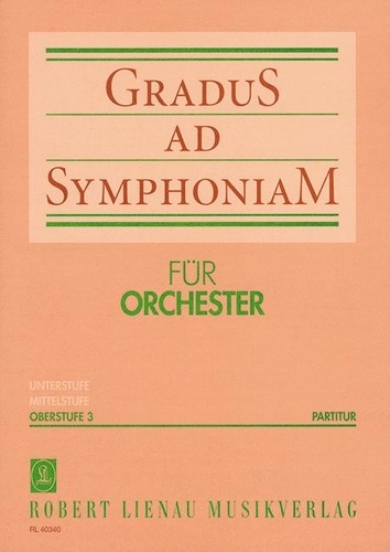 Georg christoph Wagenseil - Gradus ad Symphoniam Vol. 3 : Sinfonia in A - No. 3: Wagenseil, Symphony in A. Vol. 3. W.7. string orchestra and basso continuo. Partition..