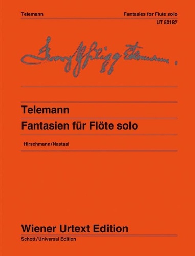Georg Philipp Telemann - 12 Fantasies - Edited from the First Edition. flute..