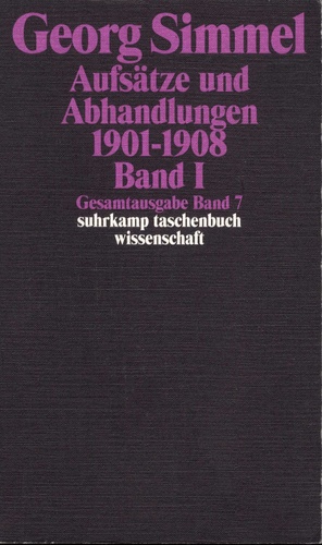 Aufsätze und Abhandlungen 1901-1908. Band 1