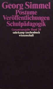 Postume Veröffentlichungen ; Ungedrucktes ; Schulpädagogik