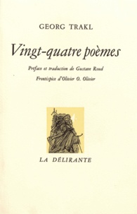 Georg Trakl - Vingt-quatre poèmes.