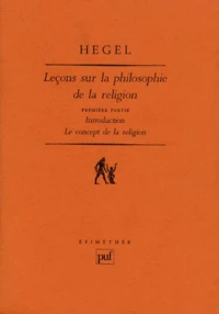 Leçons sur la philosophie de la religion