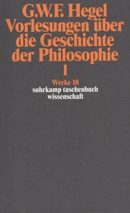 Vorlesungen über die Geschichte der Philosophie