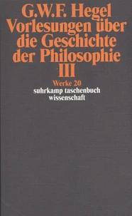Vorlesungen über die Geschichte der Philosophie