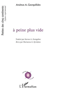 A peine plus vide