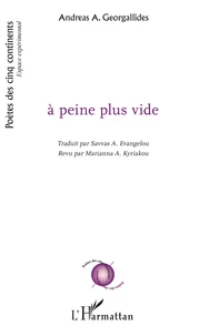 A peine plus vide