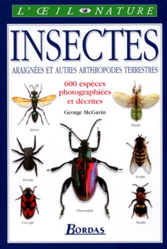 George-C McGavin et Steve Gorton - Insectes. Araignees Et Autres Arthropodes Terrestres.