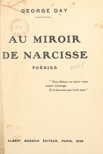 Au miroir de Narcisse