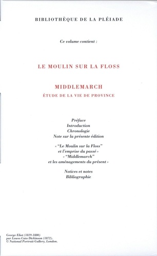 Middlemarch. Précédé de Le Moulin sur la Floss