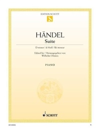 George frédérique Händel - Suite en ré mineur - HWV 437 (HHA II/4 - Walsh 1733 No. 4). piano. Edition séparée..