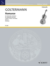 George Goltermann - Edition Schott  : Romance Mi mineur - op. 17. cello and piano..