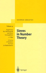 George Greaves - Sieves in number theory.