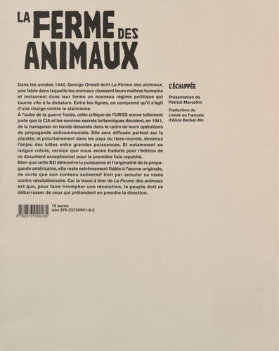 La ferme des animaux. Edition bilingue français-créole