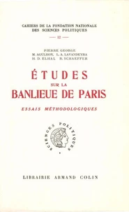 Etudes sur la banlieue de Paris