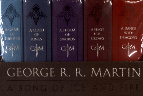 A Game of Thrones : A song of Ice and Fire Intégrale Pack en 5 volumes : A Game of Thrones ; A Clash of Kings ; A Storm of Swords ; A Feast for Crows ; A Dance with Dragons -  -  Edition collector