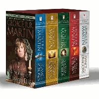 George R. R. Martin - Game of Thrones 5-Copy Boxed Set - A Game of Thrones, A Clash of Kings, A Storm of Swords, A Feast for Crows, and A Dance with Dragons.