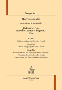 Oeuvres complètes, 1833