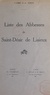 Georges-Abel Simon - Liste des abbesses de Saint-Désir de Lisieux.